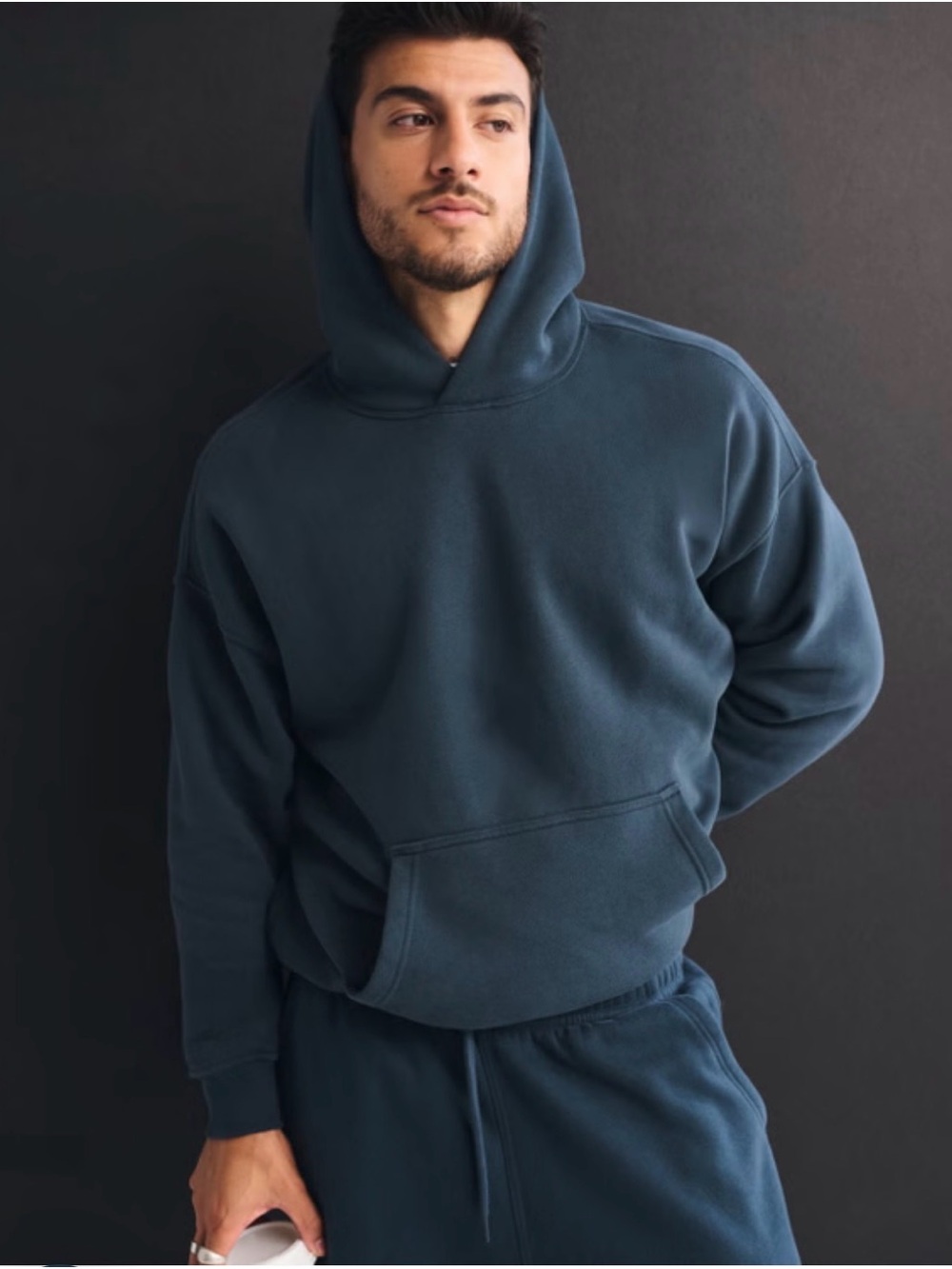 Abercrombie & Fitch Men's Hoodie - Navy Blue
